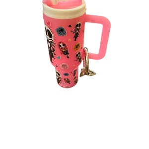 Nightmare Before Christmas Tumbler Chapstick Holder, 3D printed chapstick holder, Jack & Sally tumbler holder, Oogie chapstick holder Bild 9