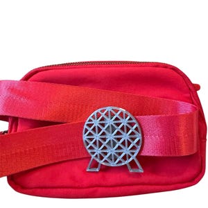 Spaceship Earth Belt Bag Charm, Belt Bag Slide, Epcot Belt Bag Charm, Belt Bag Accessory, 3D Spaceship Earth Belt Bag Charm, Epcot bag charm