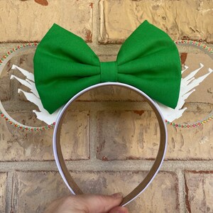Rhinestone Christmas Castle park Mouse Ears, 3D rhinestone Castle Mouse Ears, castle ears, Bling Castle Inspired mouse ears, christmas ears