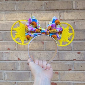 Rapunzel park Mouse Ears, 3D Printed Mouse Ears, 3D Rapnzel mouse Ears, Rapunzel Ears, Rapunzel park Ears, Lost Princess park mouse ears