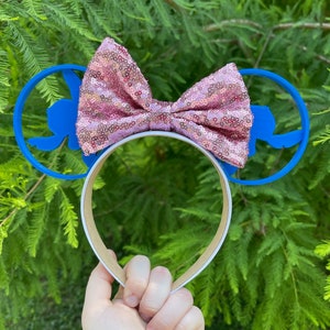 Stitch park Mouse Ears, Lilo and Stitch Inspired 3D Printed Ears, Stitch Inspired Mouse Ears, Lilo and Stitch mouse ears, 626 mouse ears