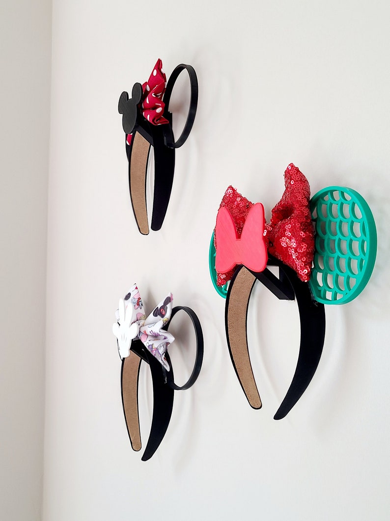 Mouse Ears Display Mouse Ear Wall Hanger Minnie Bow Mouse Etsy