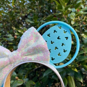 Easter park Mouse Ears, 3D Printed Mouse Ears, Easter 3D Ears, Easter mouse Ears, Easter Egg Ears, Mouse easter egg park mouse ears image 5