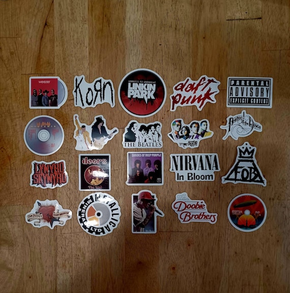 Rock Vinyl Stickers 3 