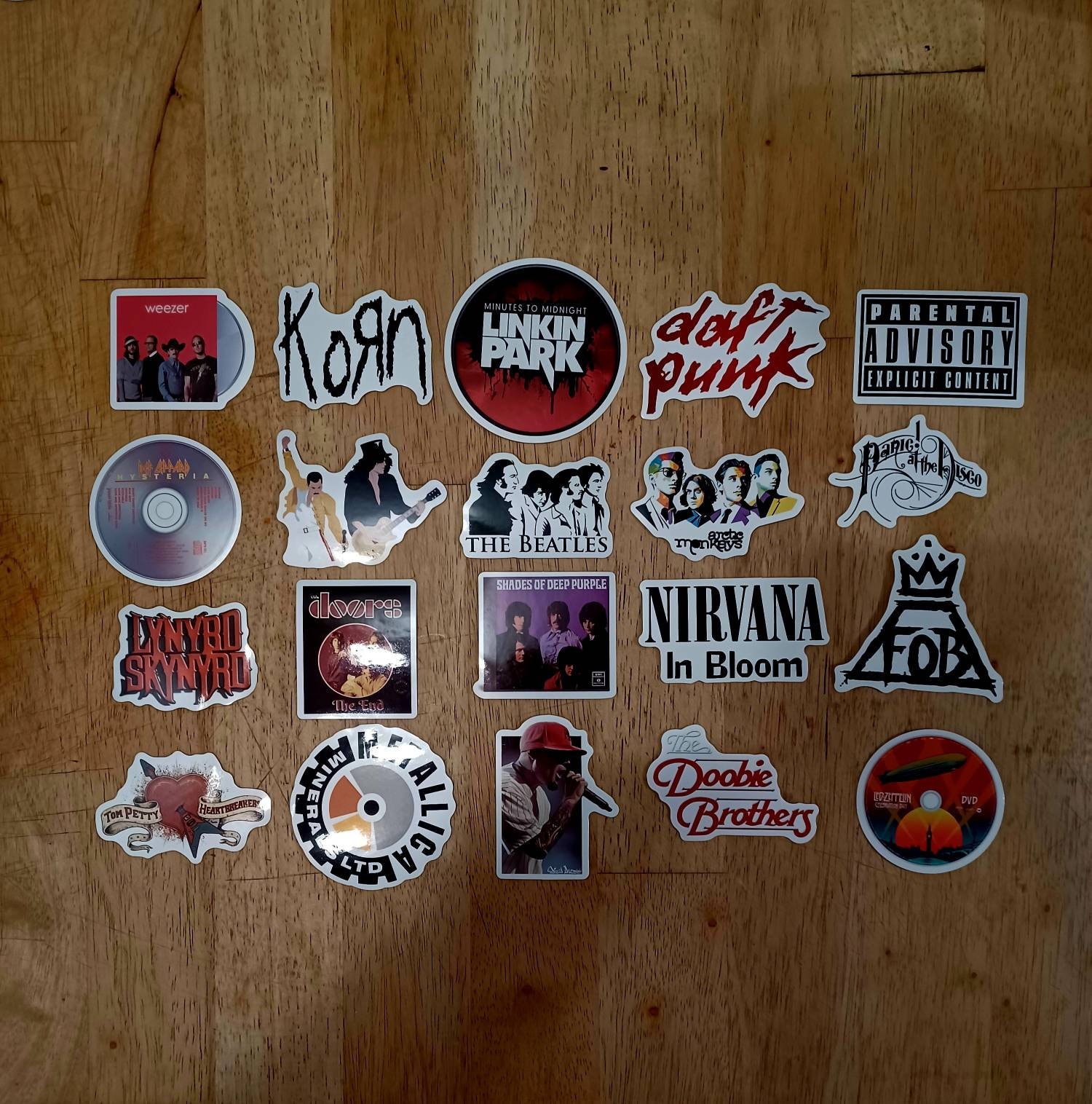 Rock Vinyl Stickers 3 