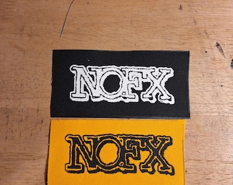 Parche de lona con parche punk DIY de NOFX