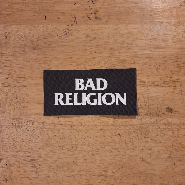 Bad Religion DIY canvas patch punk patch