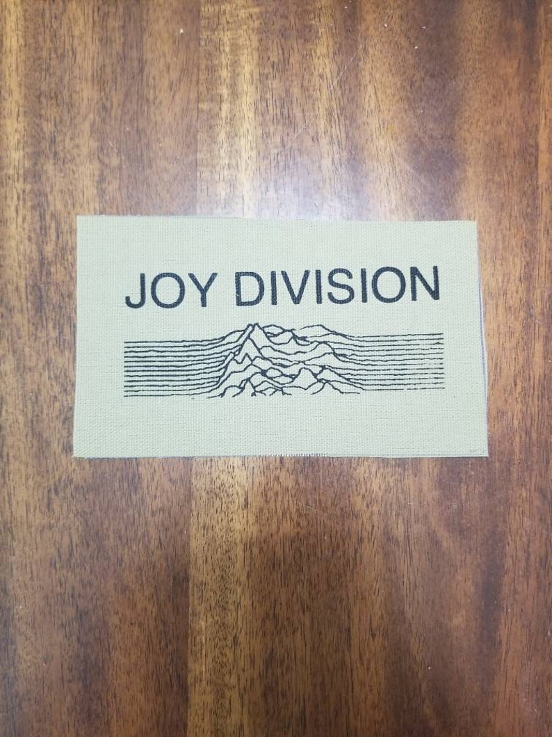Joy Divison DIY punk patch