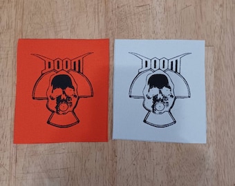 Écusson DOOM écusson DIY punk en toile