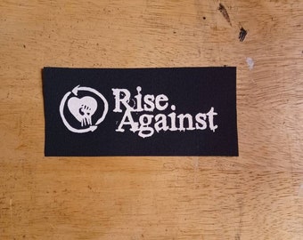 Parche punk DIY de Rise Against