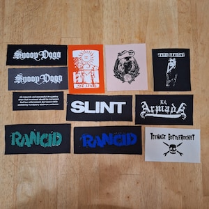 Drukfouten en fouten DIY-punkpatches