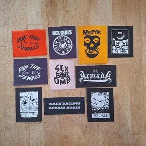 Fehldrucke und vermasselte DIY Punk Patches Bild 3