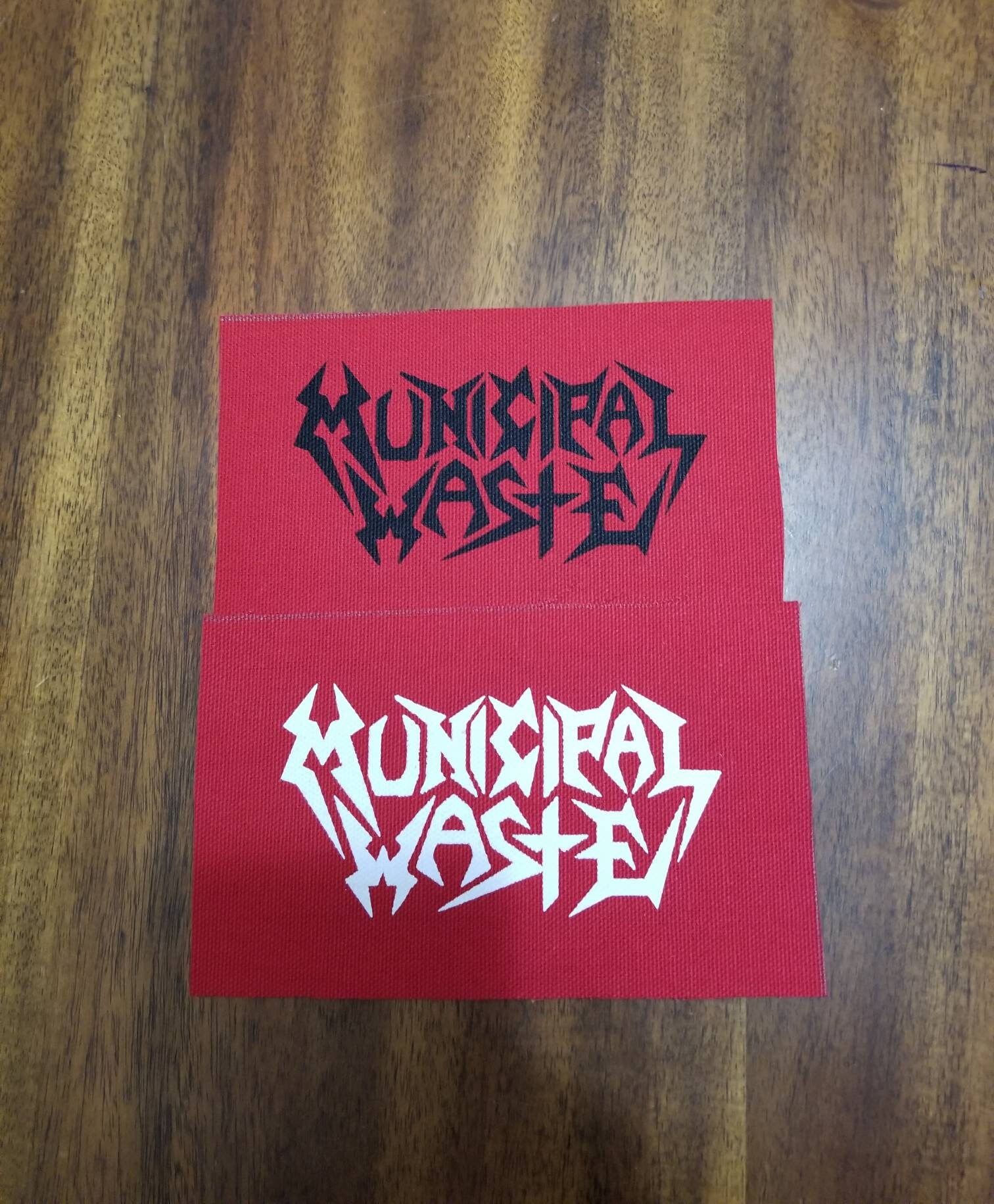 Municipal Waste DIY Punk Patch Metal Patch - Etsy