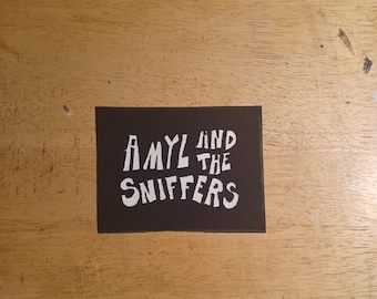 Parche punk de Amyl and the Sniffers, parche de lona