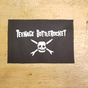 Teenage bottle rocket DIY punk patch