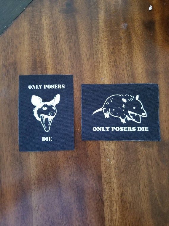 Misprints and screw ups DIY punk patches