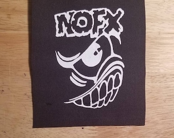 NOFX Logo Punk Embroidered Patch - Sew on Accessory for Punk Style