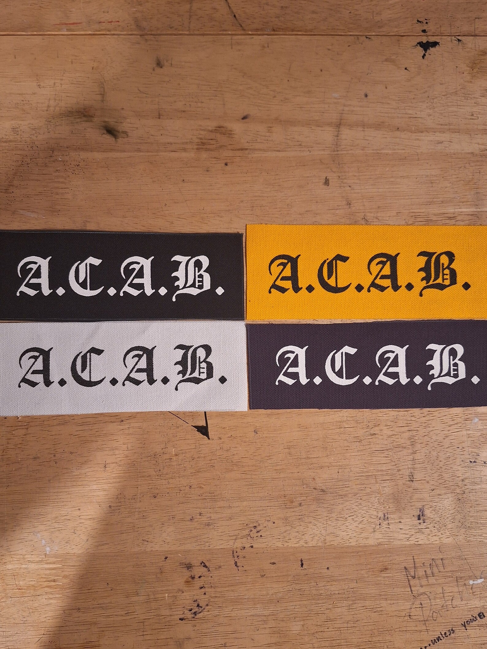 A.C.A.B. DIY Punk Patch ACAB - Etsy
