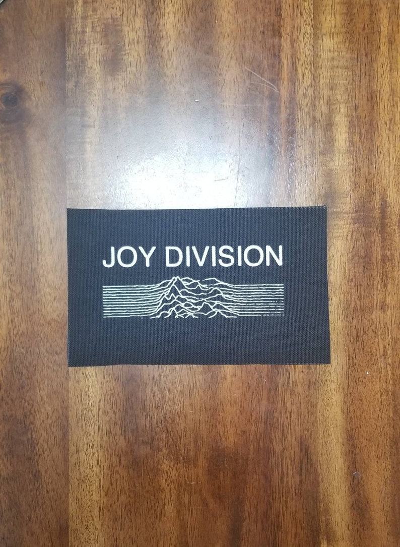 Joy Divison DIY punk patch