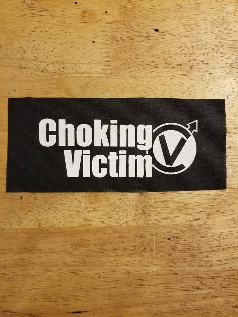 Choking Victim DIY Punk Patch Etsy