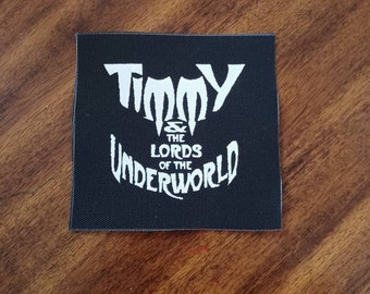 Timmy y los Señores del Inframundo Parche punk de metal DIY Parche punk