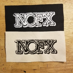 NOFX DIY punk patch canvas patch