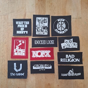 誤植や失敗だらけのDIYパンクパッチ