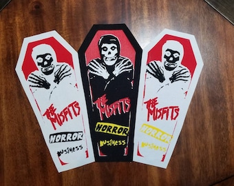 Misfits coffin DIY punk patch