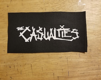 Casualties punk patch canvas duck cloth
