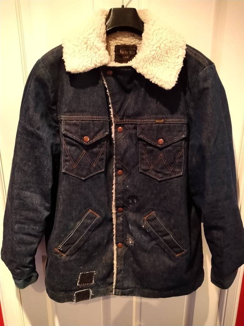Vintage Wrangler Raw Denim Wrange Coat 