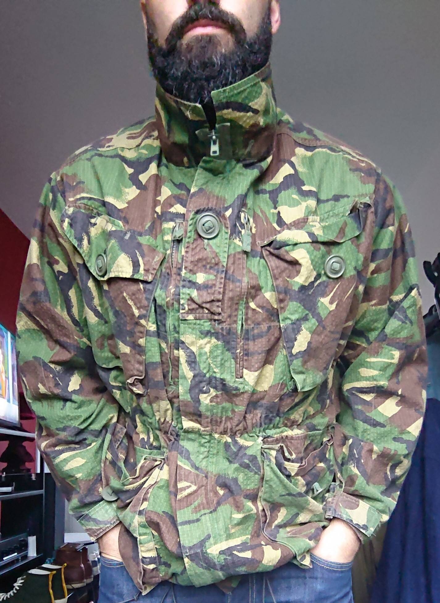 British Military Army DPM Woodland Camo Field Jacket Size Etsy