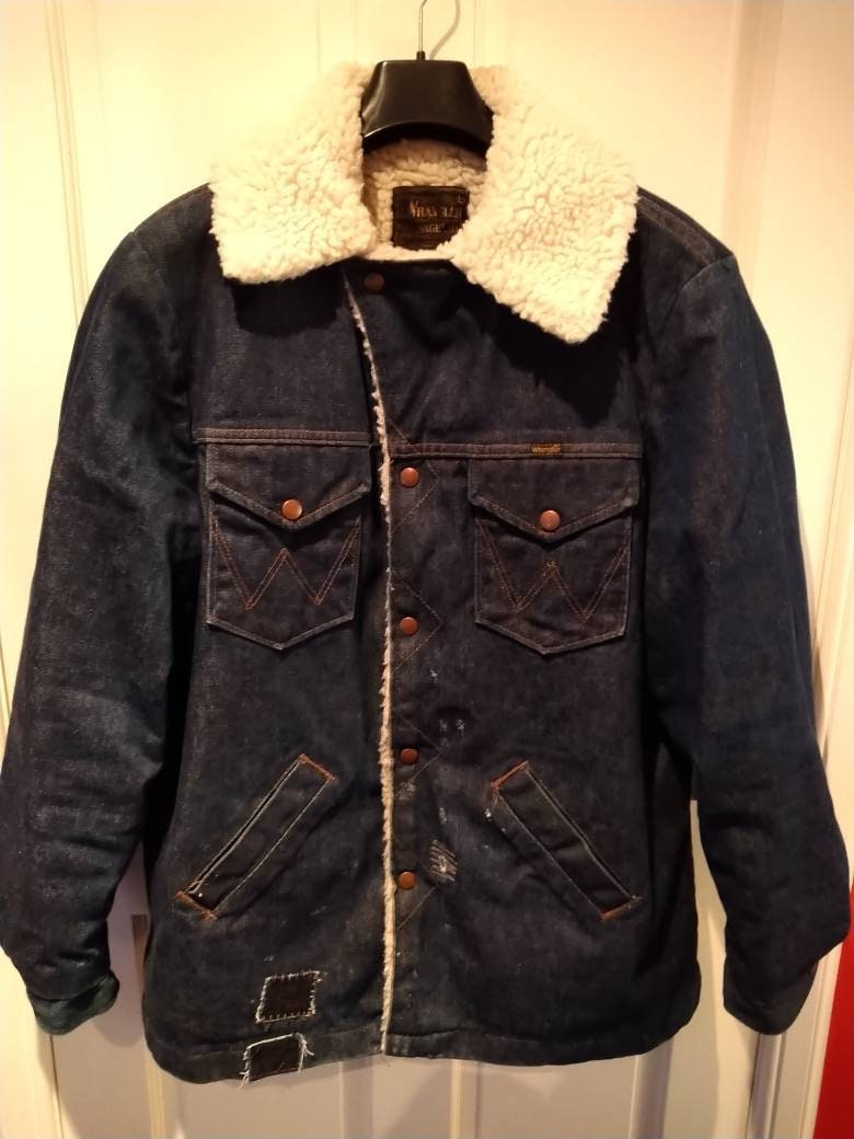 Vintage Wrangler Raw Denim Wrange Coat 