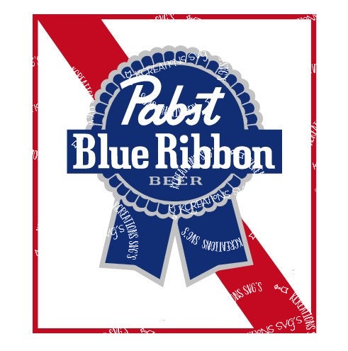 Download PBR Pabst Blue Ribbon Beer SVG Cut File Download Cricut or ...