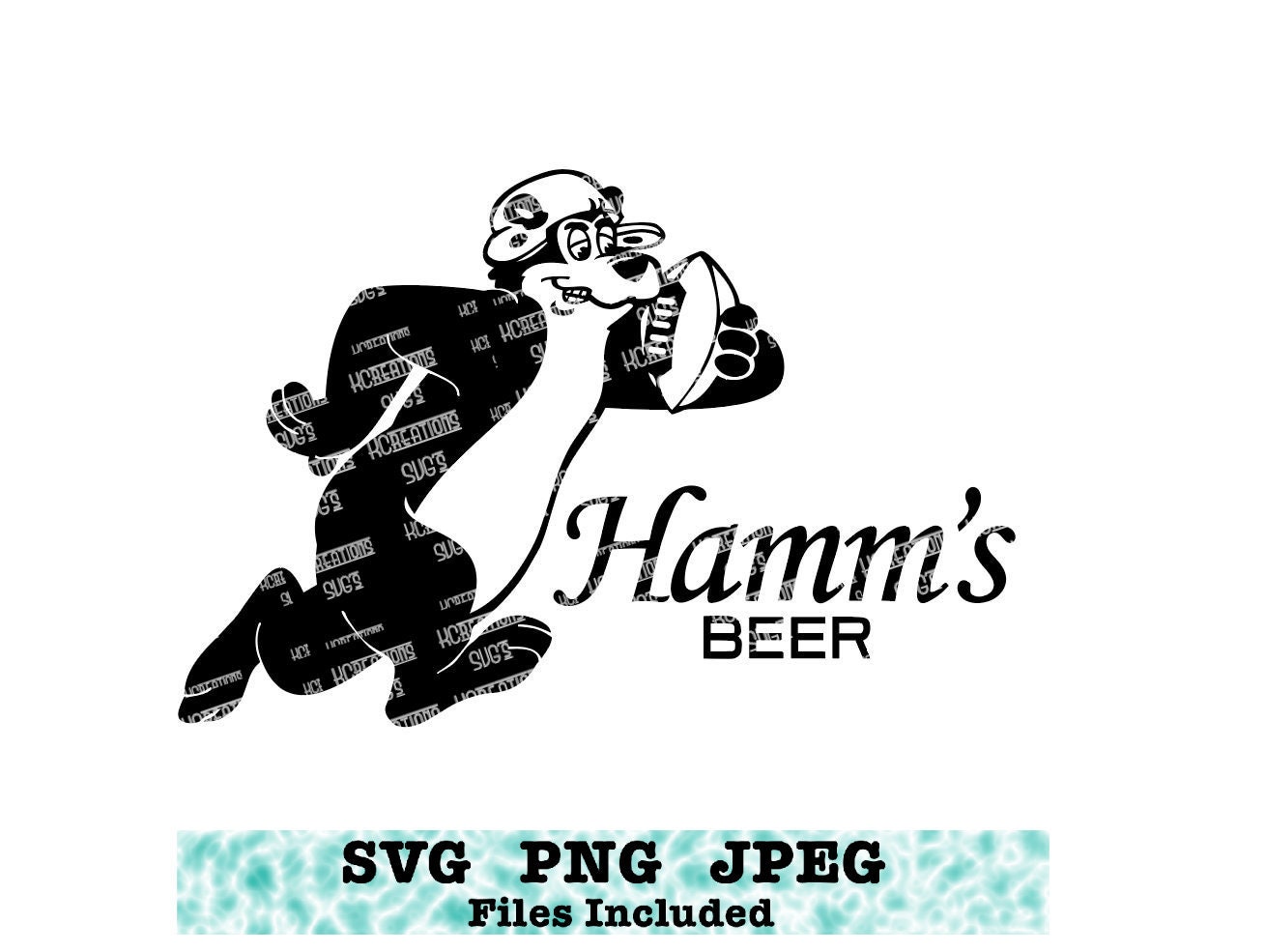 Download Hamm's Beer SVG, PNG and JPEG Cut File Download Cricut or ...