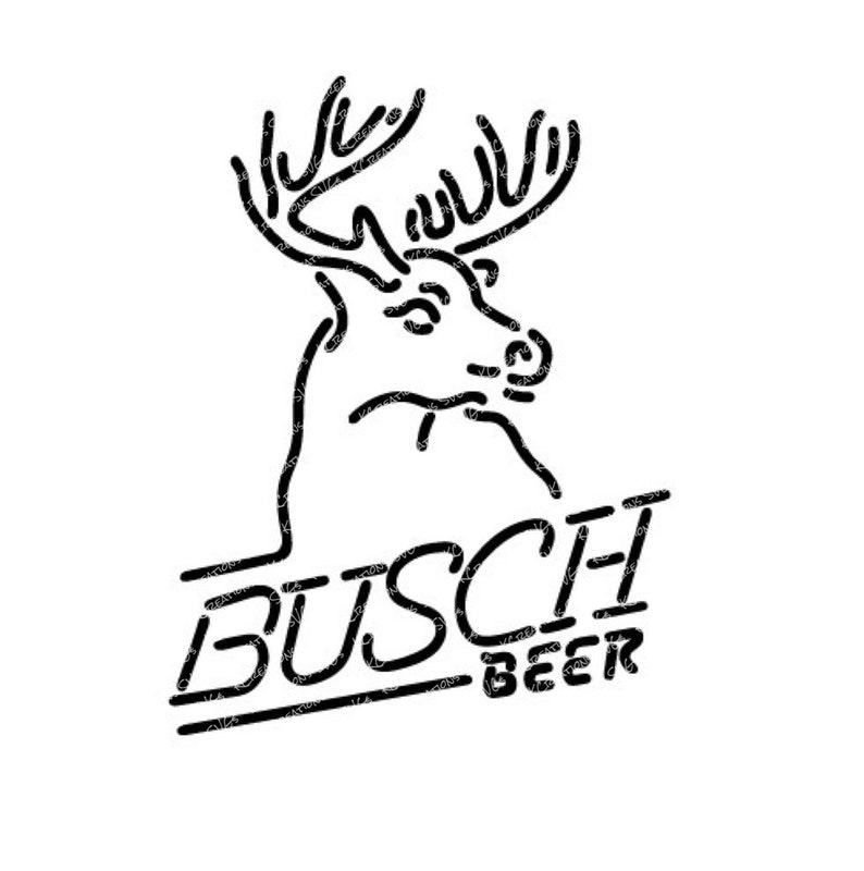 Download Busch Beer Neon Sign SVG Cut File Download Cricut or | Etsy