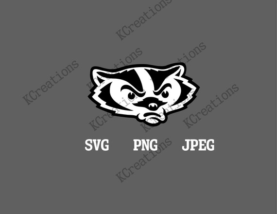 Wisconsin Badgers SVG Cut File Download Cricut &amp; Silhouette | Etsy