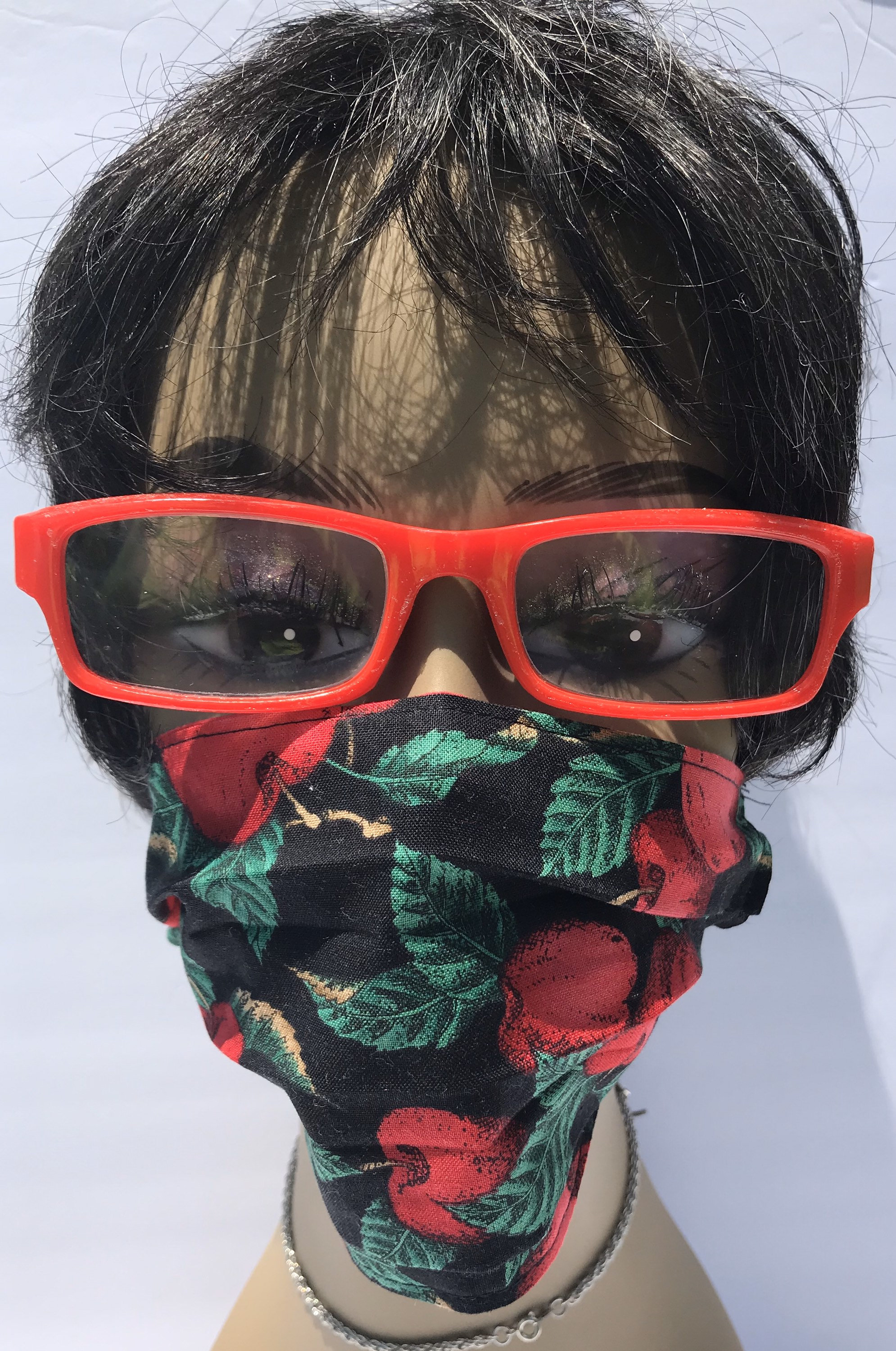 Eye Catching Apple Theme Face Mask - Etsy