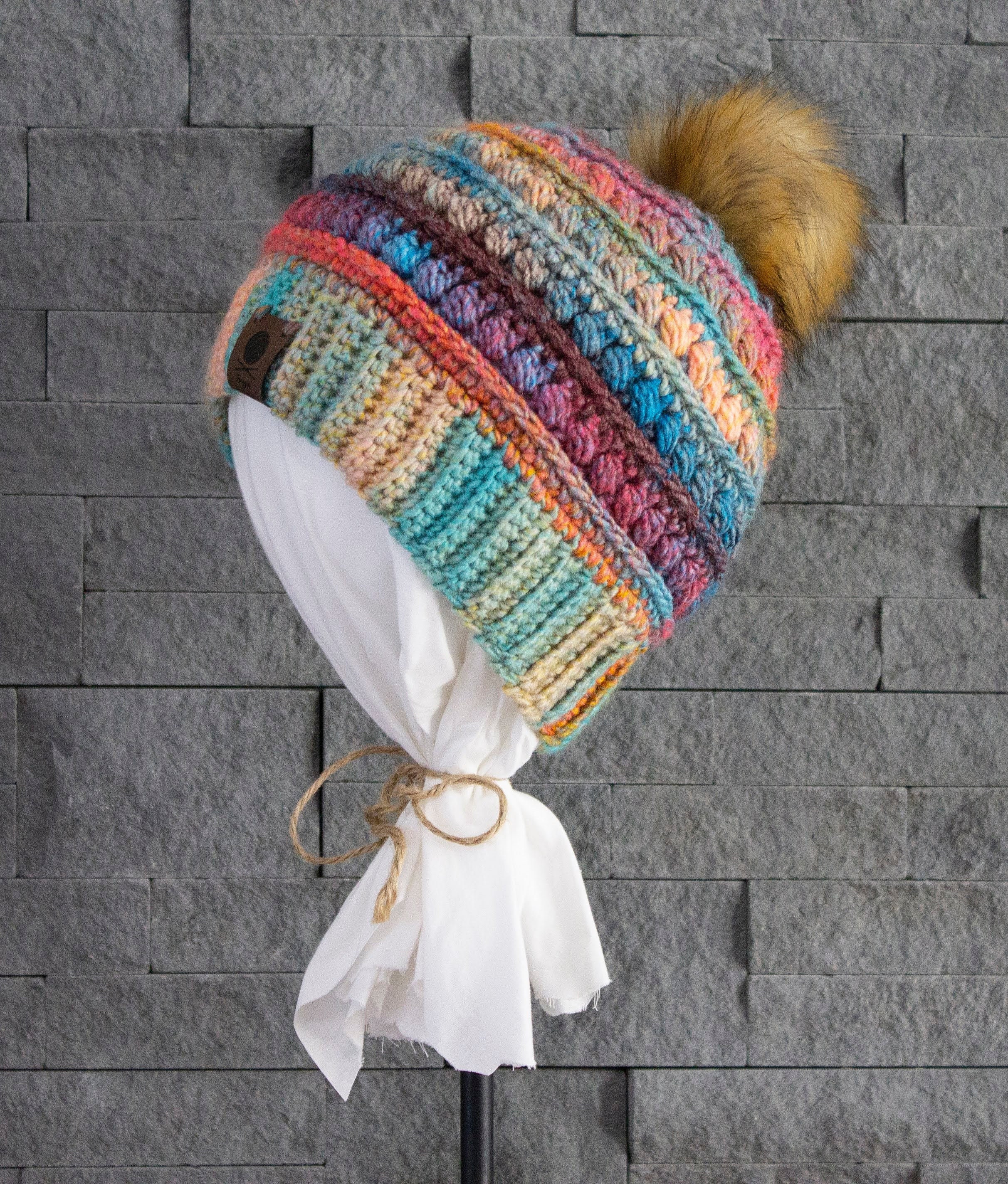 小物 FREEWHEELERS  HAND-KNIT FRINGEDMUFFLER FREEWHEELERS 