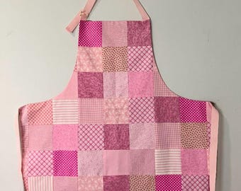 Patchwork Apron, Apron, Fabric Apron, Handmade Apron. Handmade Patchwork Apron