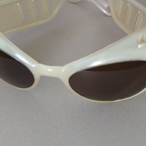 Vintage European 1950s Sunglasses Mid-century Sunglasses Retro Cat Eye Sunglasses image 9