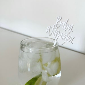 Baby Name Stir Sticks | Drink Stirrers | Swizzle Sticks