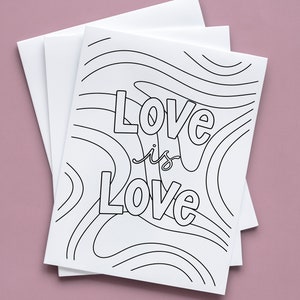 Love is Love Coloring Page | Printable | Download