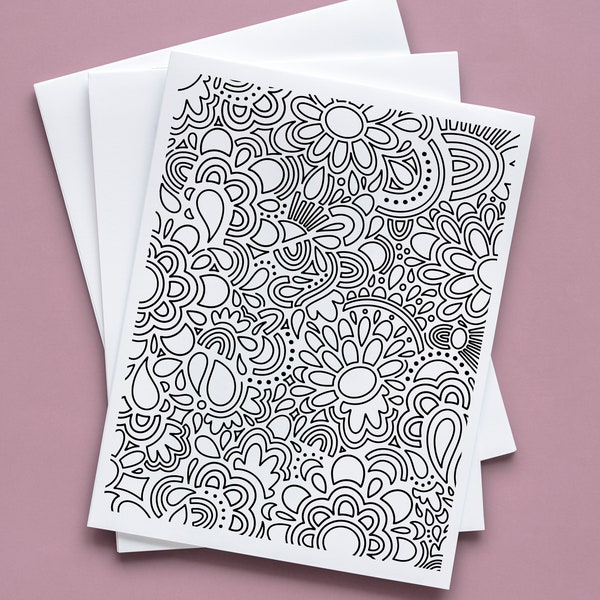 Detailed Doodles Coloring Page | Printable | Download