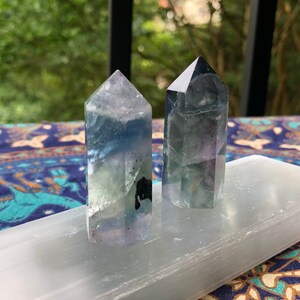 Healing Flourite Tower, Generator, Rainbow Fluorite Tower 1&quot;