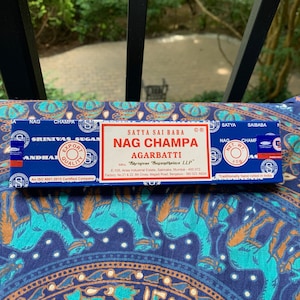 Satya Nag Champa  40 Grams Box-Hand Rolled Incense Sticks, 40g, Original Nag Champa 40gm,40 gram - Incense Sticks