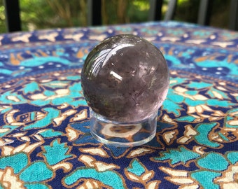 Amethyst 1.5" Crystal Sphere, Amethyst Sphere, High Quality Amethyst Sphere, Amethyst Healing Crystal Sphere, Small Amethyst Sphere