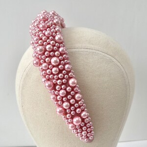 PEARL MAGNETIC SCARF - PINK COMBO