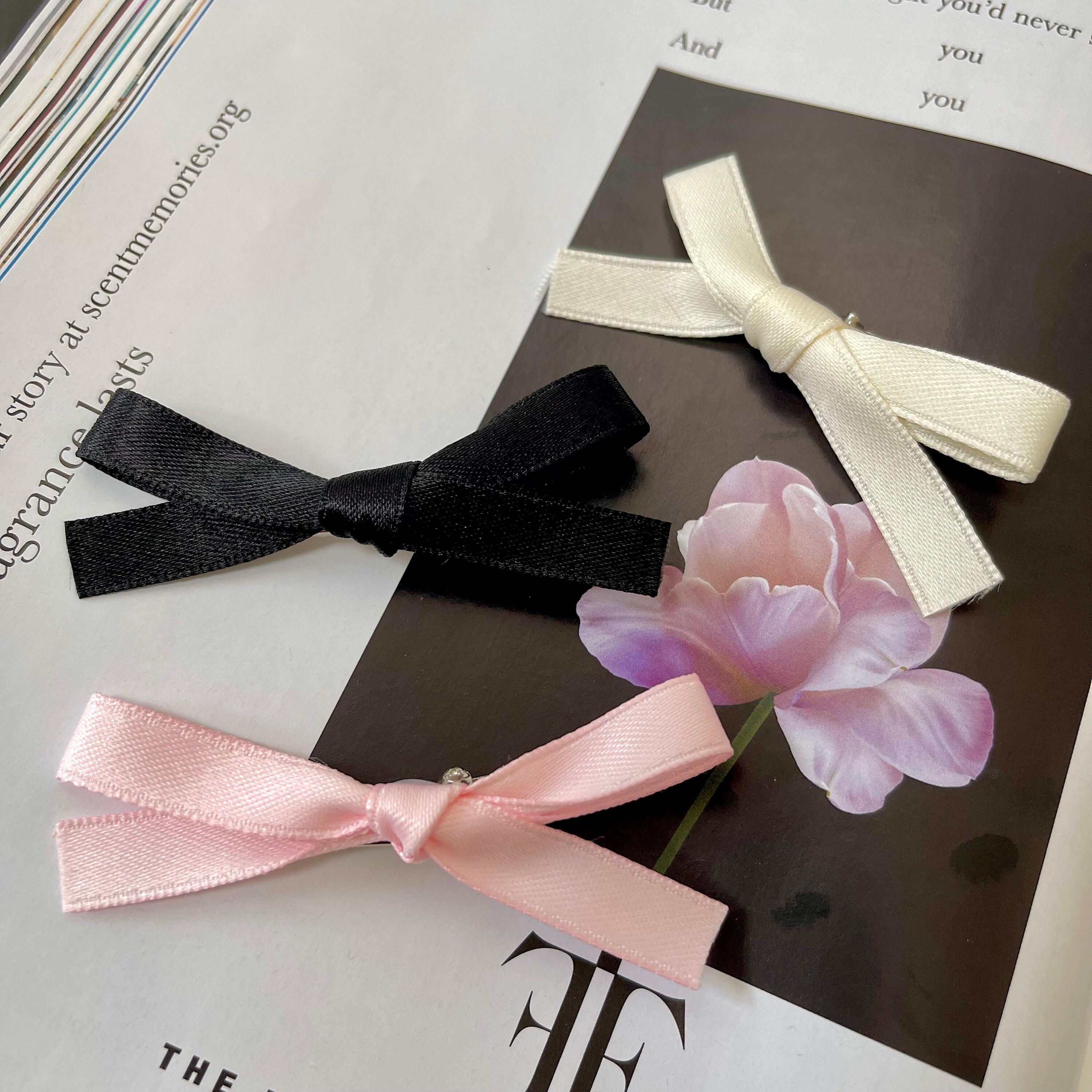 30 Mini-Haarspangen Mit Rosa Schleife – Süß, Leicht & Perfekt Für Hochzeit, Weihnachten Oder Y2K-Style