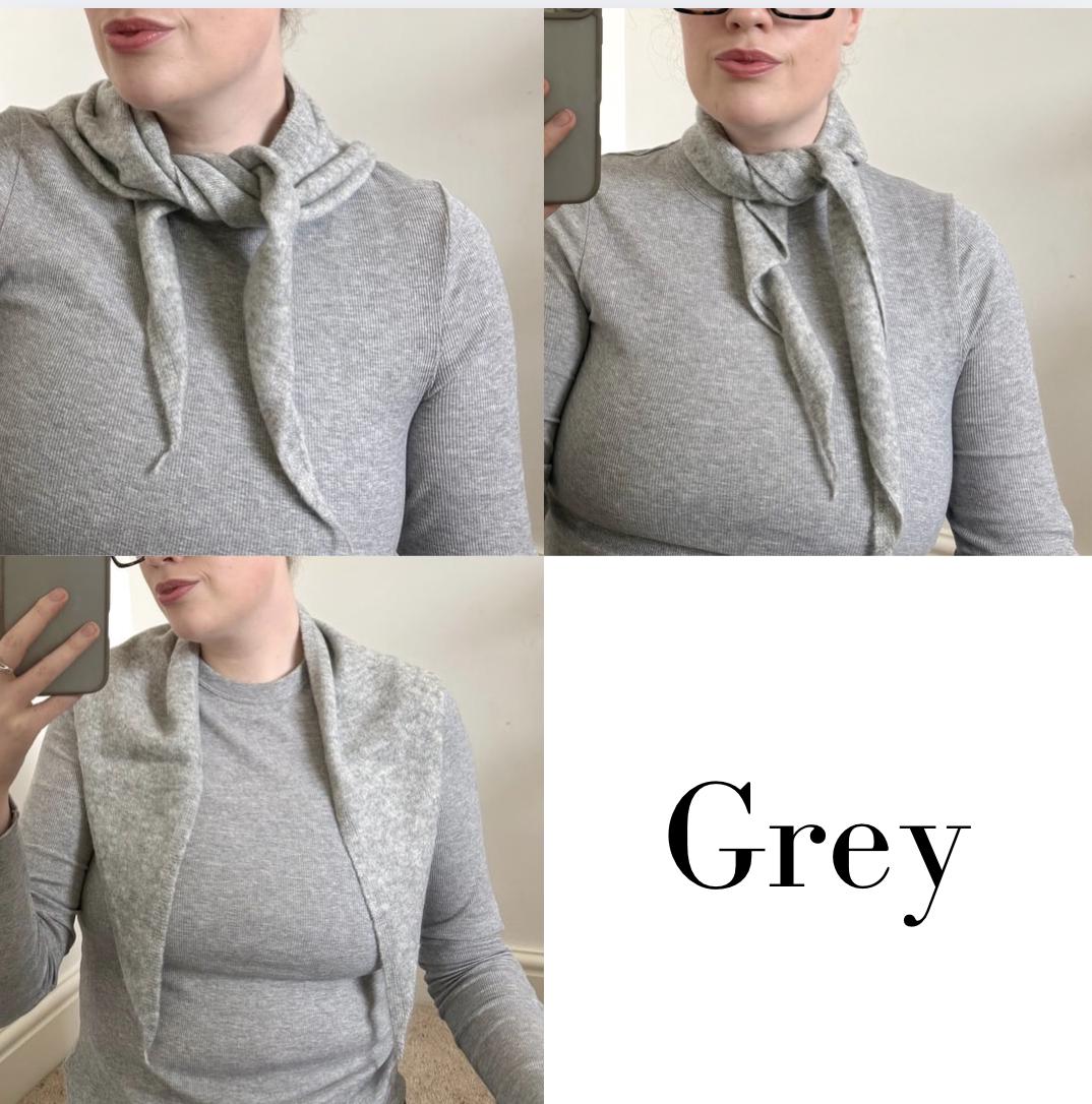 Triangle Knitted Scarf Neckerchief Hand Knit Soft Neck Tie Bandana ...