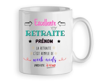 Pensioencadeaumok voor dames of heren, te personaliseren met voornaam